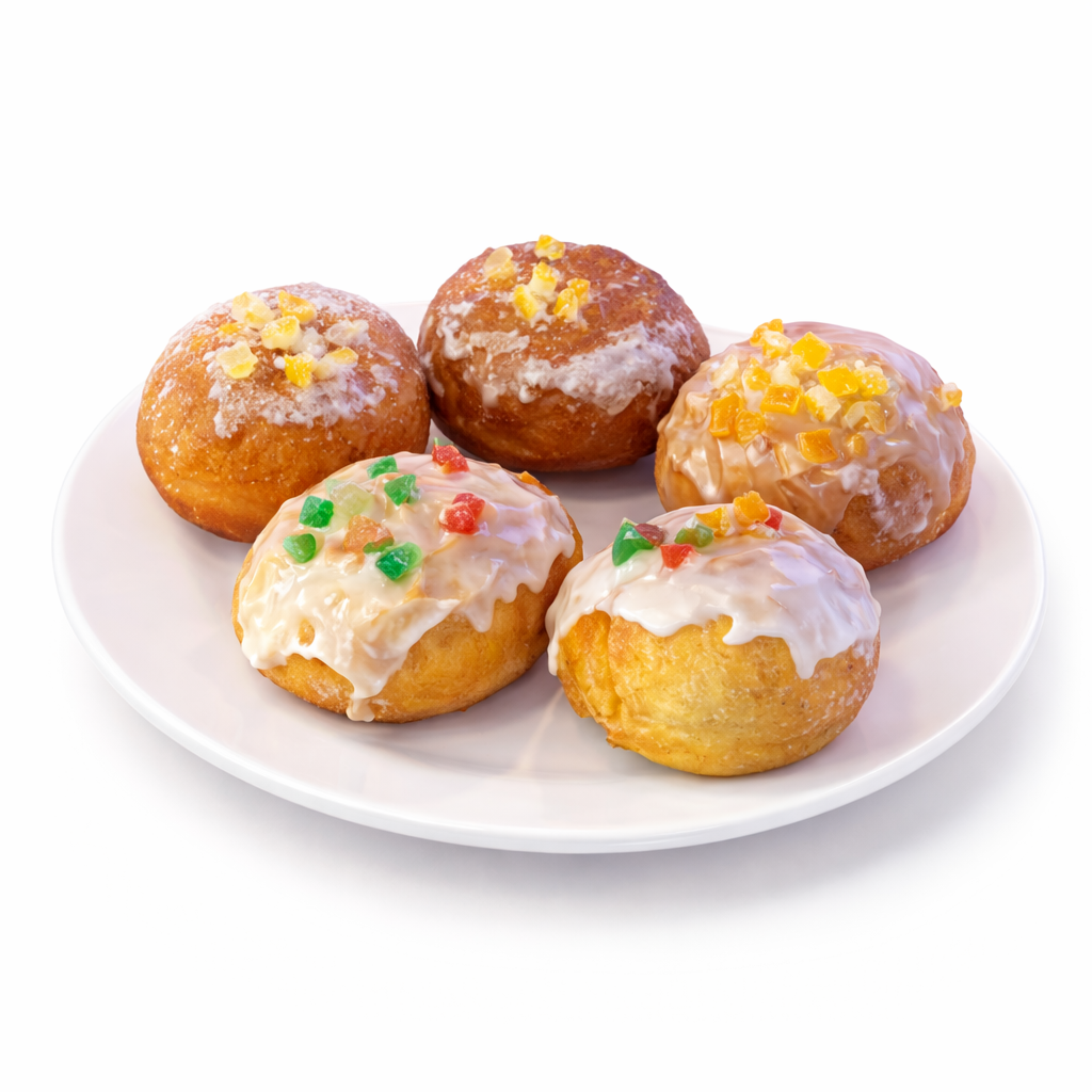 Fyllda munkar marmelad